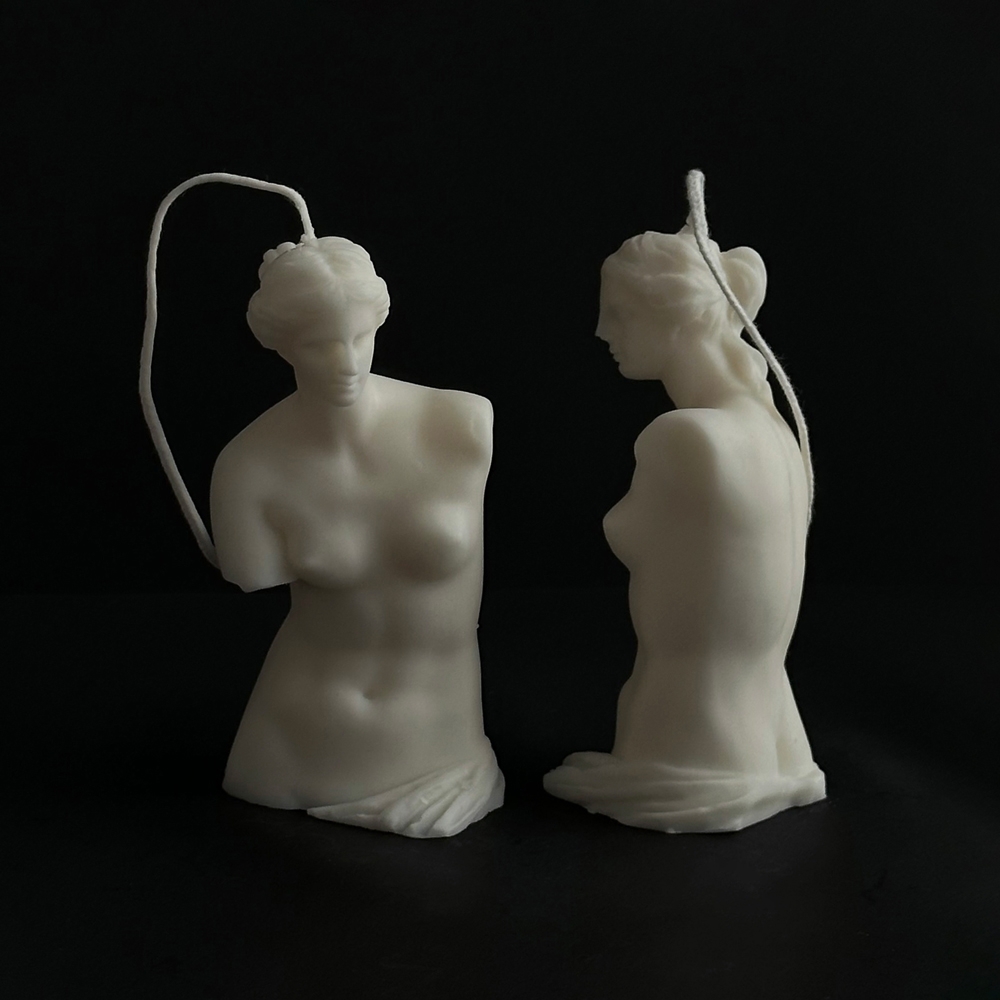 K-Lifestyle OHZETI CANDLE Venus Torso Candle