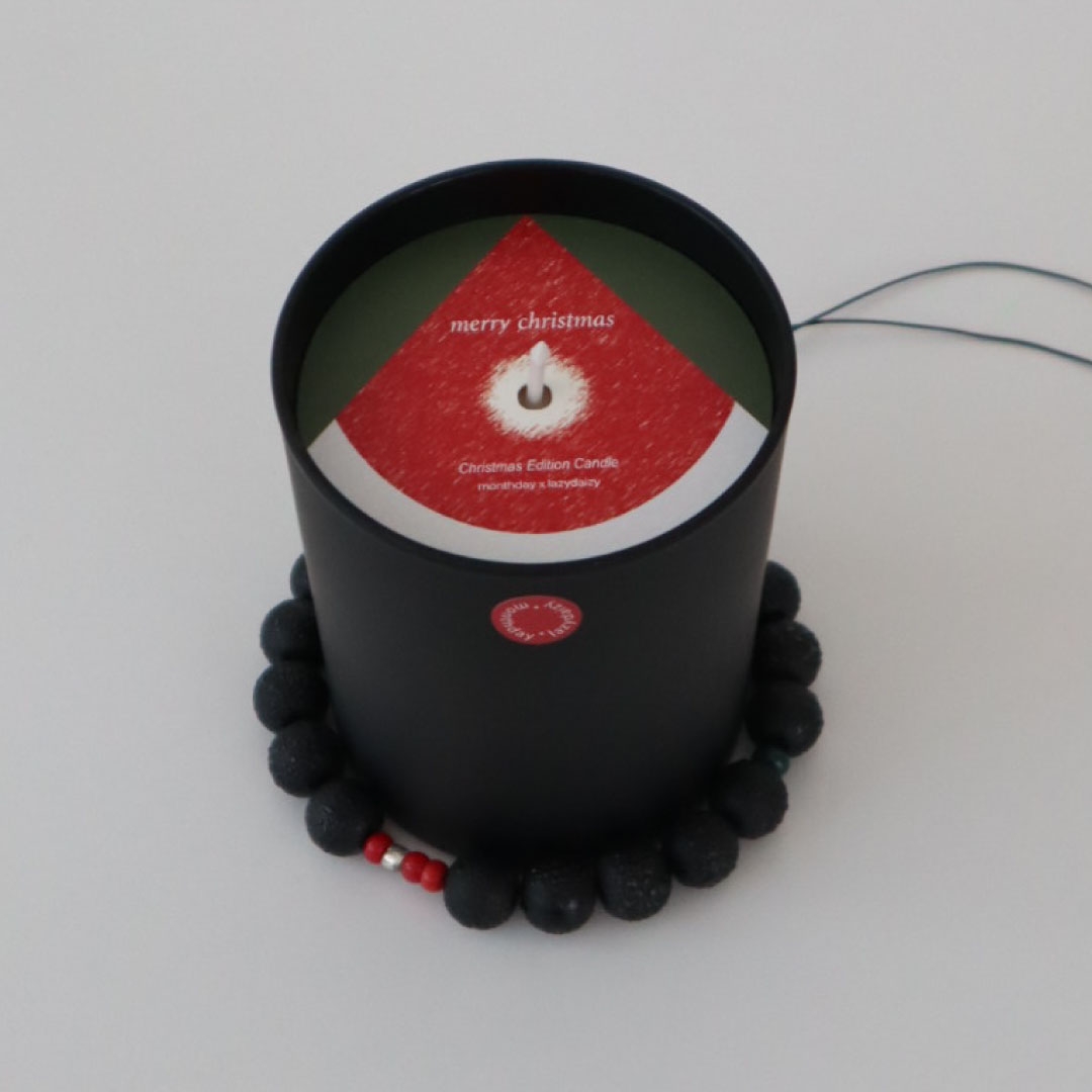 K-Lifestyle MONTHDAY Holiday Candle& Ring Set: Black (Random)