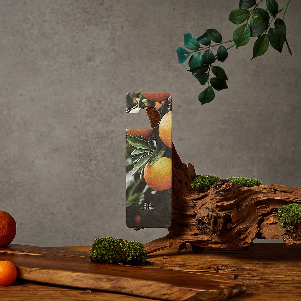 K-Lifestyle Modern House Sentimental Tangerine Orchard Paper Air Freshener 2P