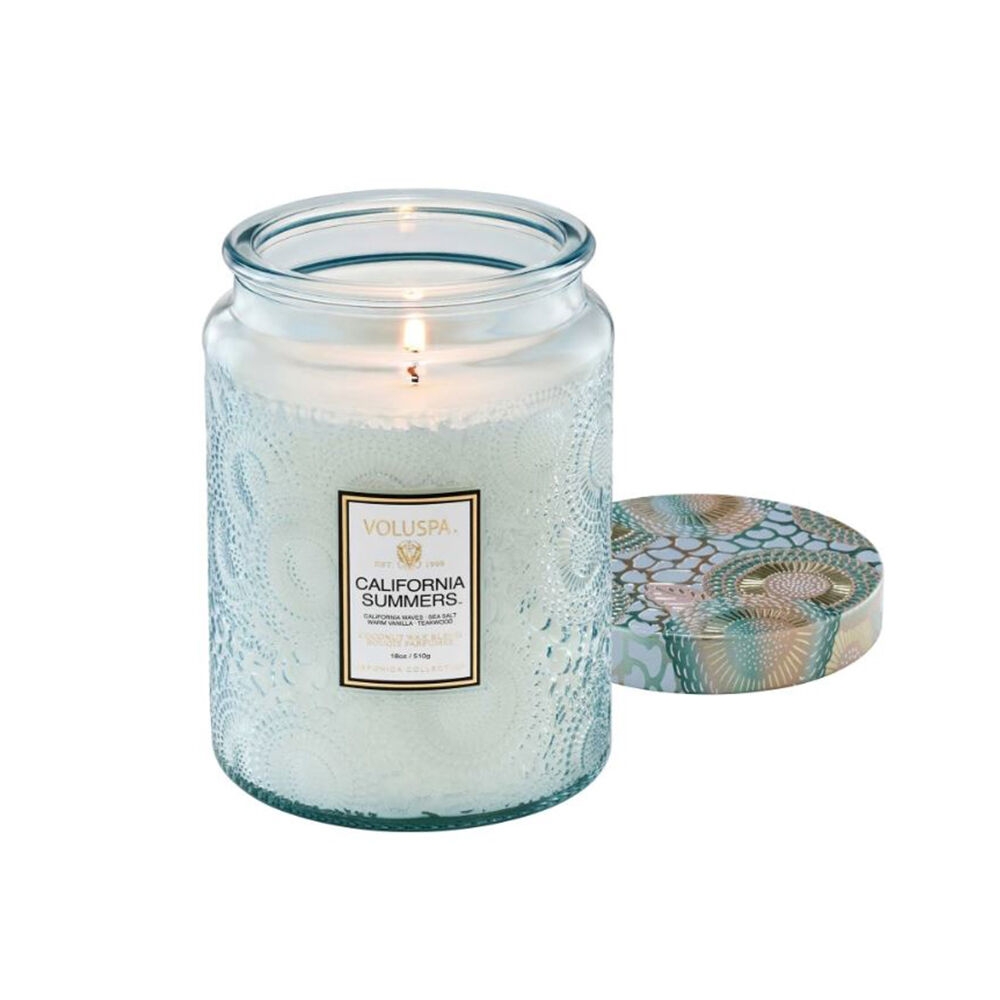 K-Lifestyle VOLUSPA California Summers L Glass Candle 18oz (510g) (18oz)