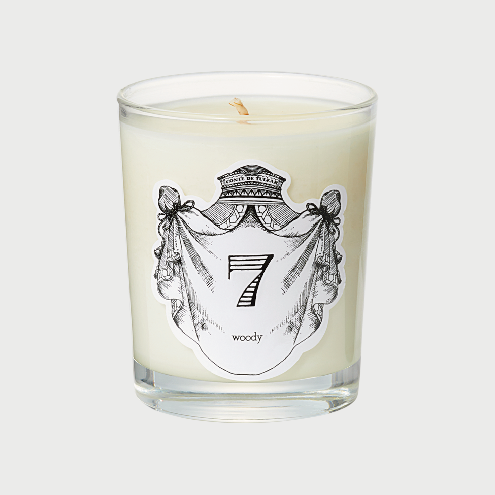 K-Lifestyle CONTEDETULEAR Classic Candle 7 WOODY