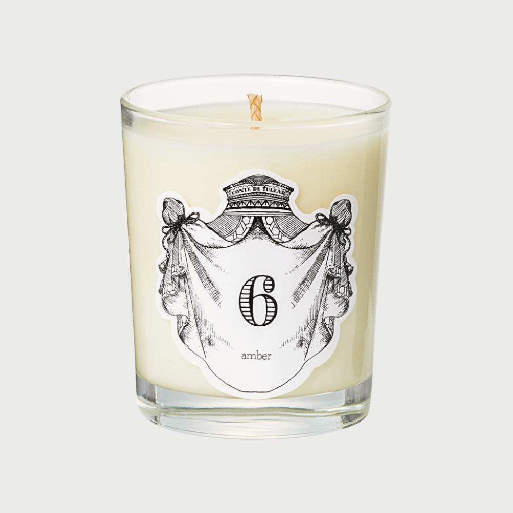 K-Lifestyle CONTEDETULEAR Classic Candle 6 AMBER