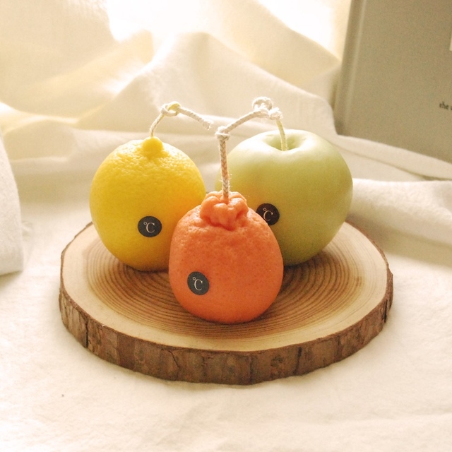 K-Lifestyle 365day FRUIT CANDLE / Fruit Candle (Set of 3)