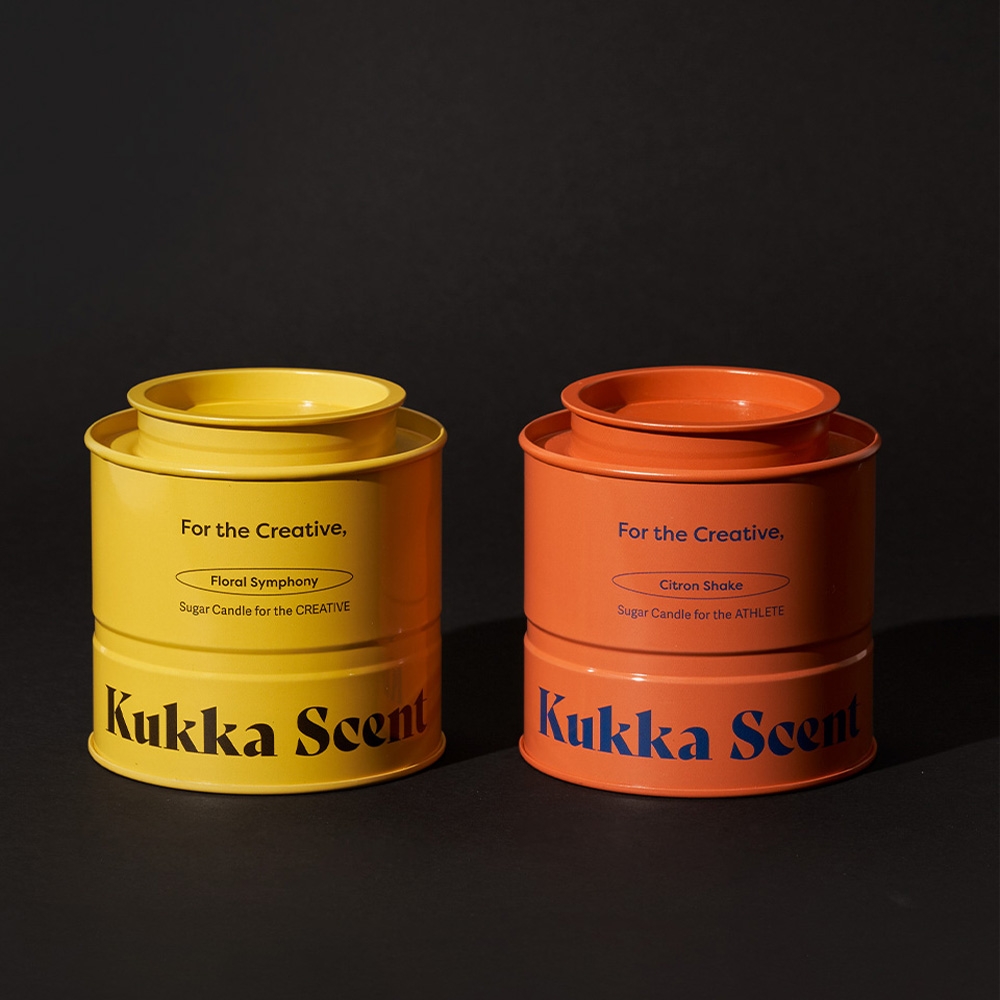 K-Lifestyle KUKKA Sugar Candle Floral Harmony & Citron Shake