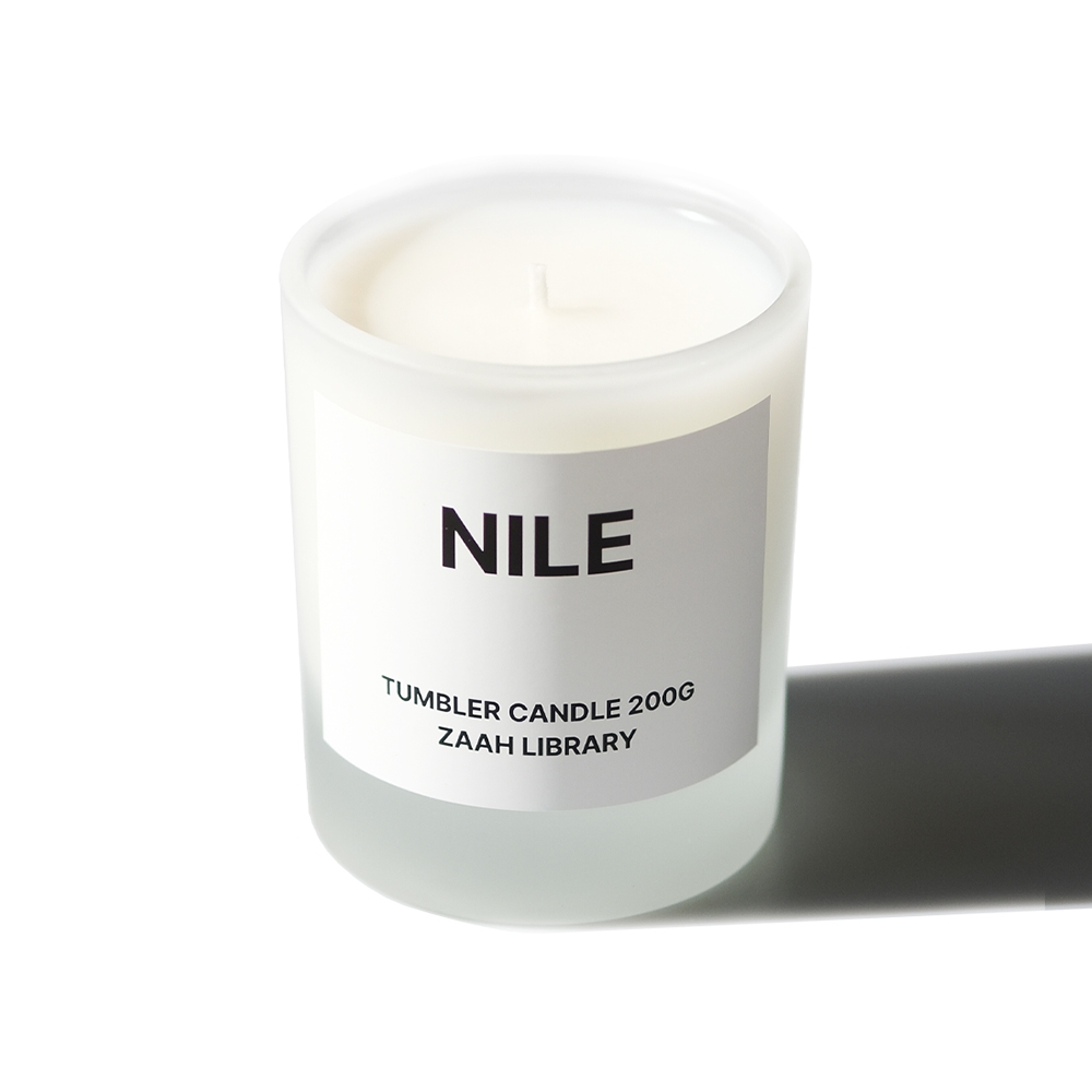 K-Lifestyle ZAAH LIBRARY NILE Candle Citrus Scent