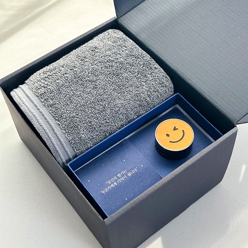 K-Lifestyle SONGWOL TOWEL Premium Diffuser Towel for Cars (Smile Diffuser 1 + Hermo 1) Group Gift Commemorative Gift