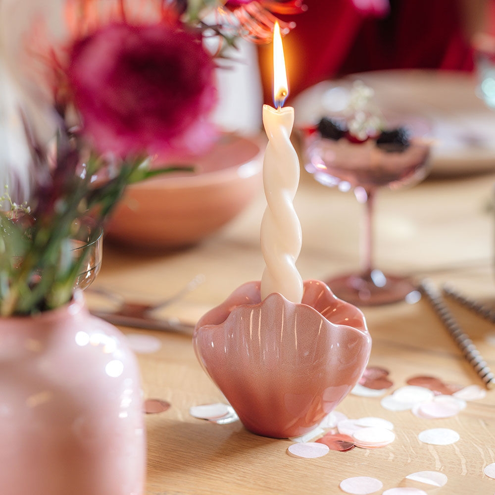 K-Lifestyle VILLEROY & BOCH Palermo Home Shell Candlestick (763956)