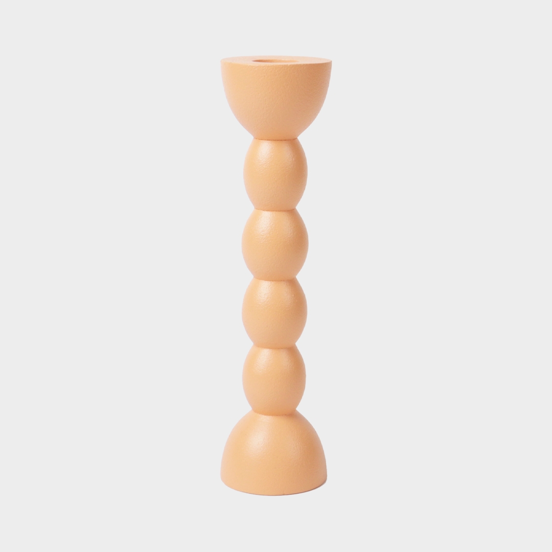 K-Lifestyle PETERPAN COLLECTION CANDLE HOLDER BUBBLY - ORANGE - 21CM