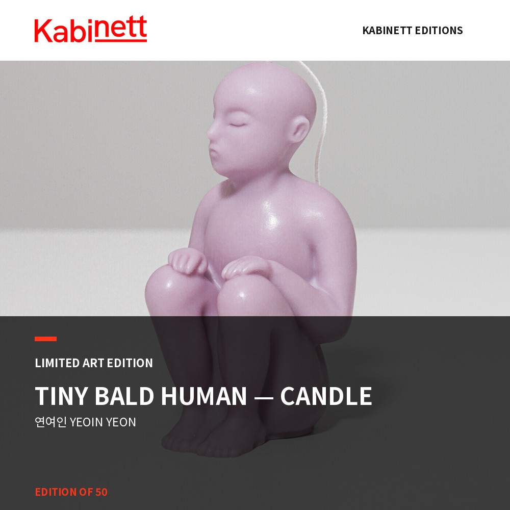 K-Lifestyle KABINETT Small works of art encountered through scent, Yeonyeoin Art Candle - TINY BALD HUMAN