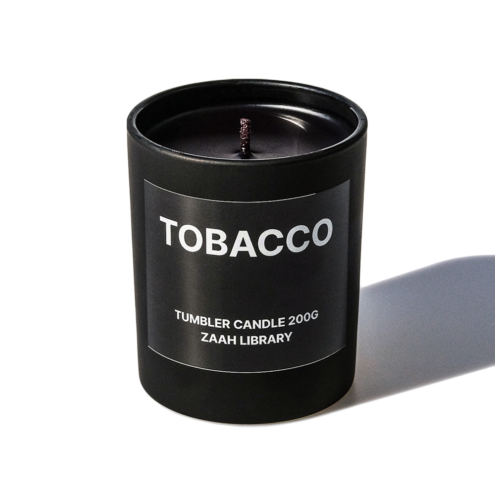 K-Lifestyle ZAAH LIBRARY Tobacco Scented Candle Herb Scent
