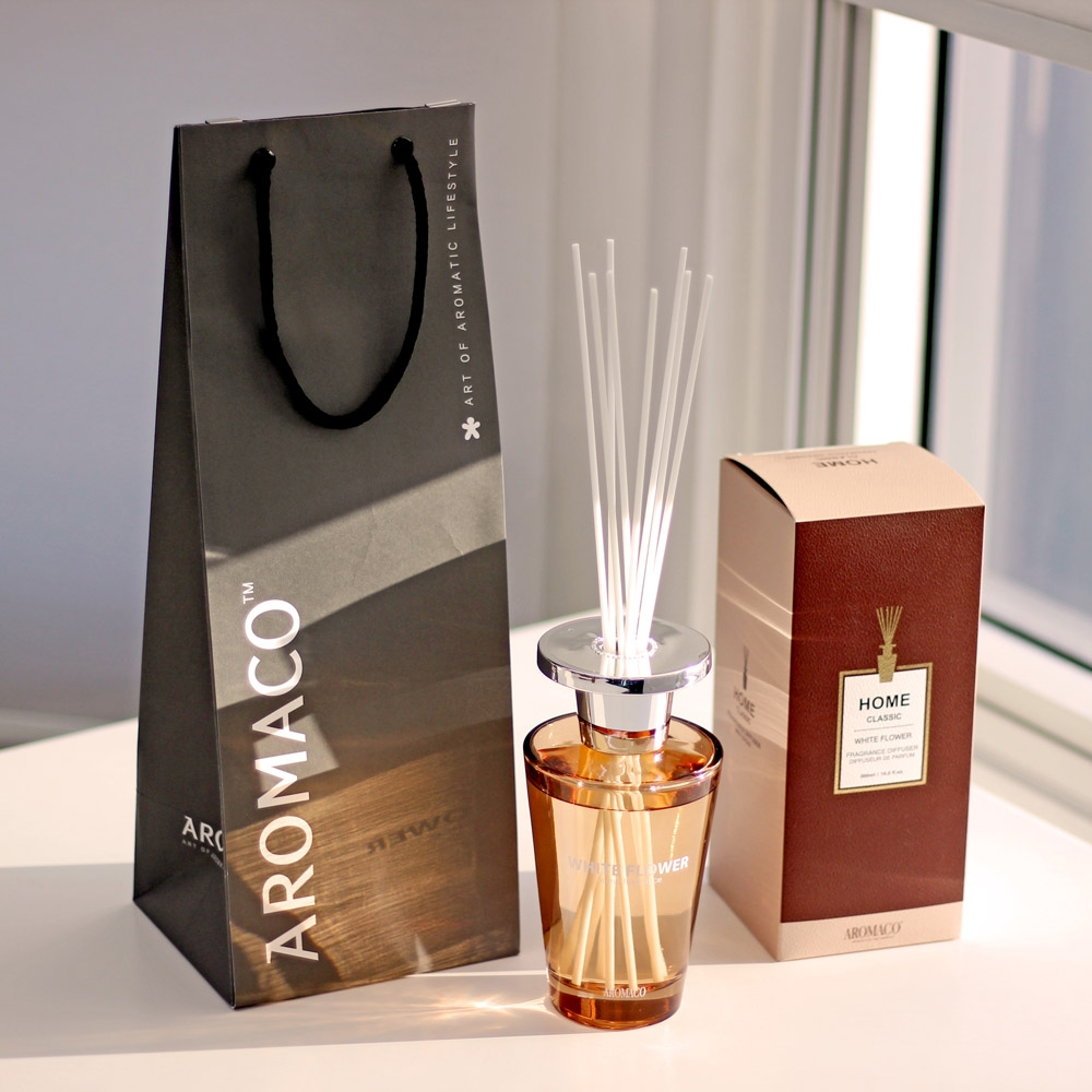 K-Lifestyle AROMACO Home Reed Diffuser 300ml White Flower (300ml)