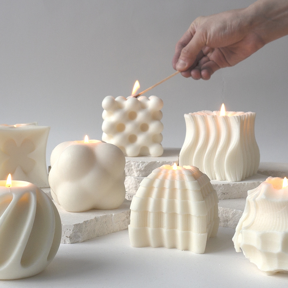 K-Lifestyle WOOSM Objet Scented Candles - Premium Gift Package