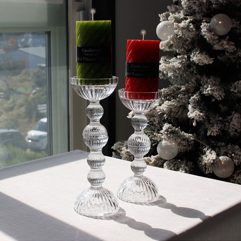 K-Lifestyle GGUMIGGA Crystal Rounded Candle Holder (2 sizes)