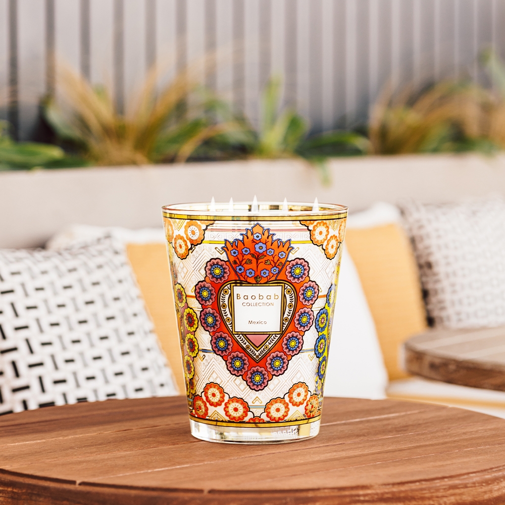 K-Lifestyle BAOBAB COLLECTION Max 16 City Candle 1.1kg Mexico (1.1kg)