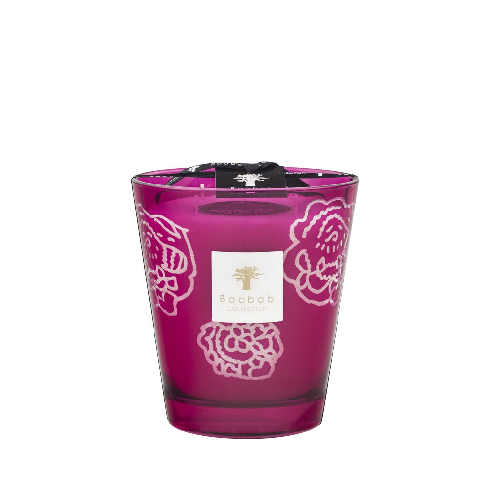 K-Lifestyle BAOBAB COLLECTION Maxx16 Collectible Rose Candle 1.1kg Burgundy (1.1kg)