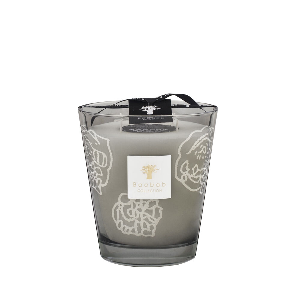 K-Lifestyle BAOBAB COLLECTION Maxx16 Collectible Rose Candle 1.1kg Gray (1.1kg)