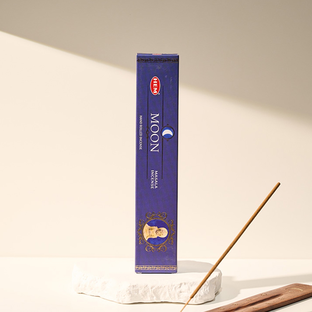 K-Lifestyle heavensense Hem Incense Premium Masala Incense Sticks 15g The Moon Scent (15g)