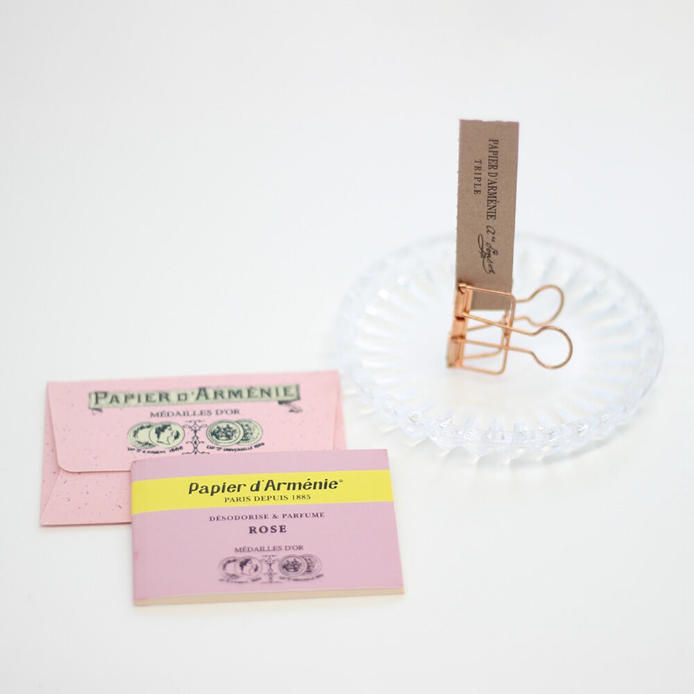 K-Lifestyle AROMACO Papier d'Armenie paper incense rose