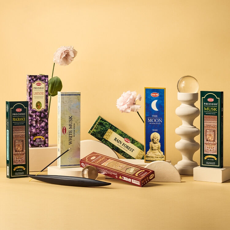 K-Lifestyle heavensense Hem Gold Edition Incense Sticks 100-Pack (Random 1)