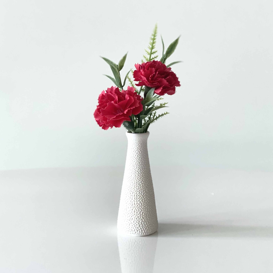 K-Lifestyle coming candle Classic Carnation Vase Plaster Air Freshener