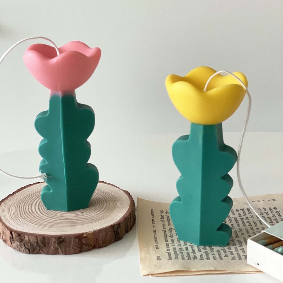 K-Lifestyle coming candle Flower Candle