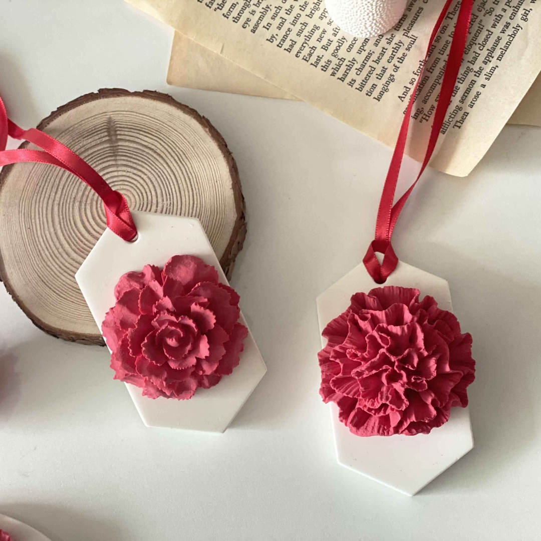 K-Lifestyle coming candle Parents' Day, Teachers' Day / Carnation Hook Plaster Air Freshener