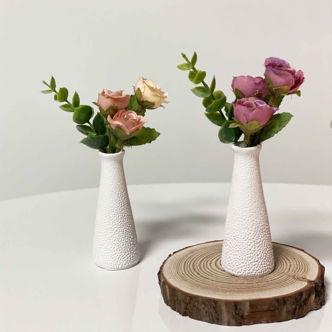 K-Lifestyle coming candle Rose Vase Plaster Air Freshener