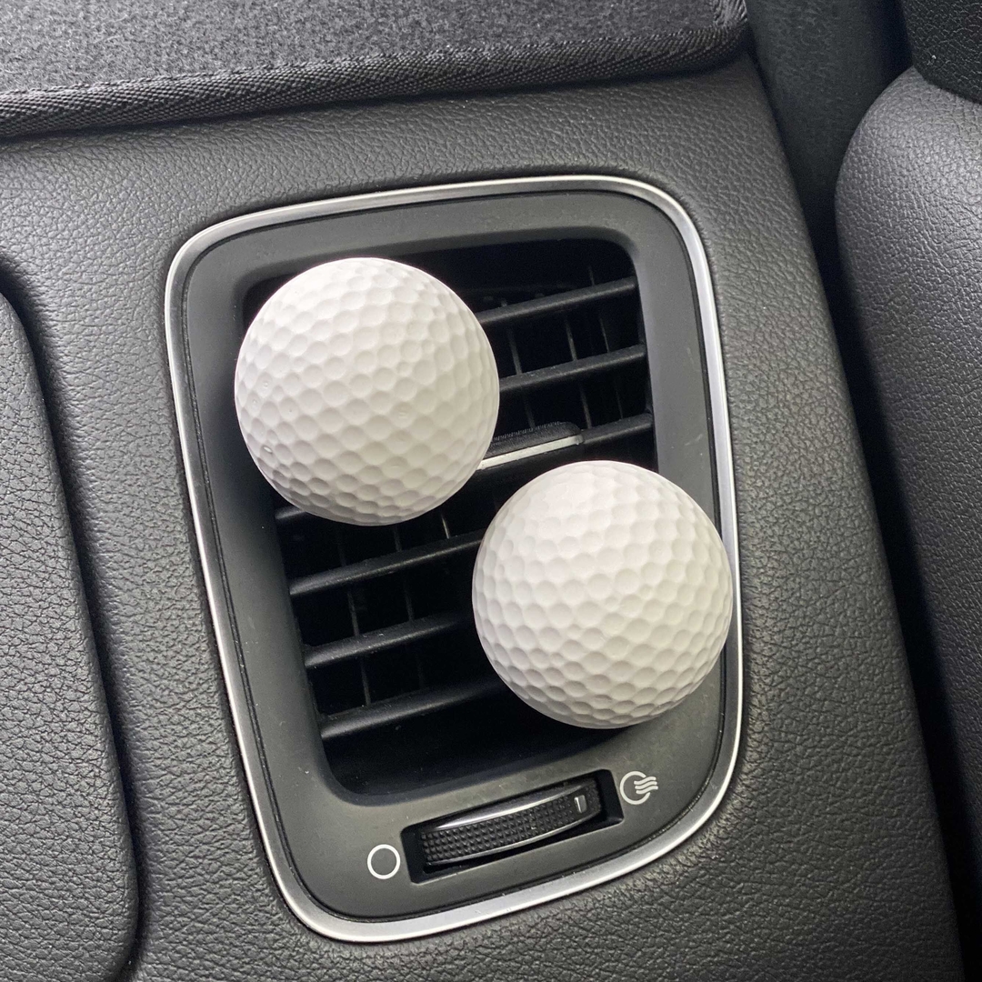 K-Lifestyle coming candle Golf Ball Car Plaster Air Freshener