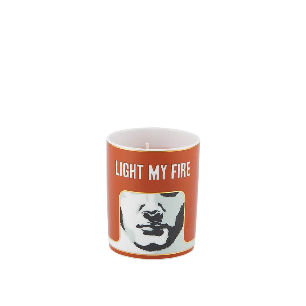 K-Lifestyle Ginori 1735 Candle Fabrito Small Orange Renaissance IL Favorito Orange Renaissance