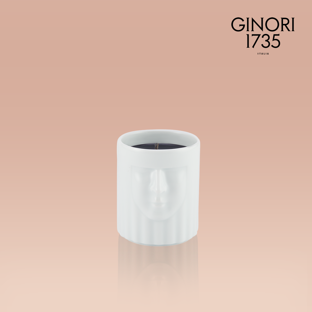 K-Lifestyle Ginori 1735 Candle Dama Small Black Stone