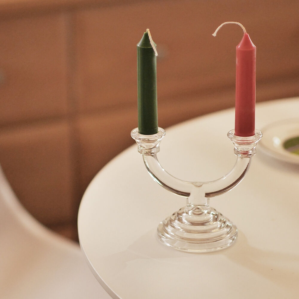 K-Lifestyle 365day Christmas Mini Taper Candle Set (Total 8) / Candlestick Candle