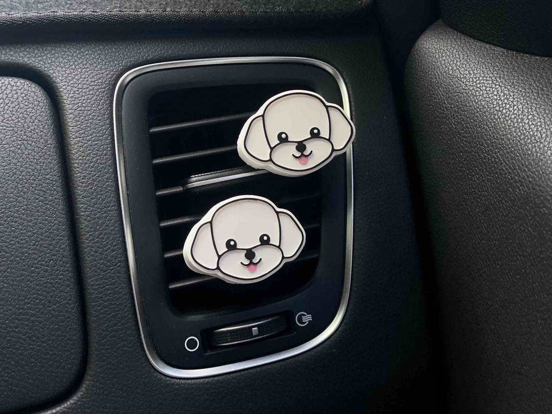 K-Lifestyle coming candle Maltese Car Plaster Air Freshener