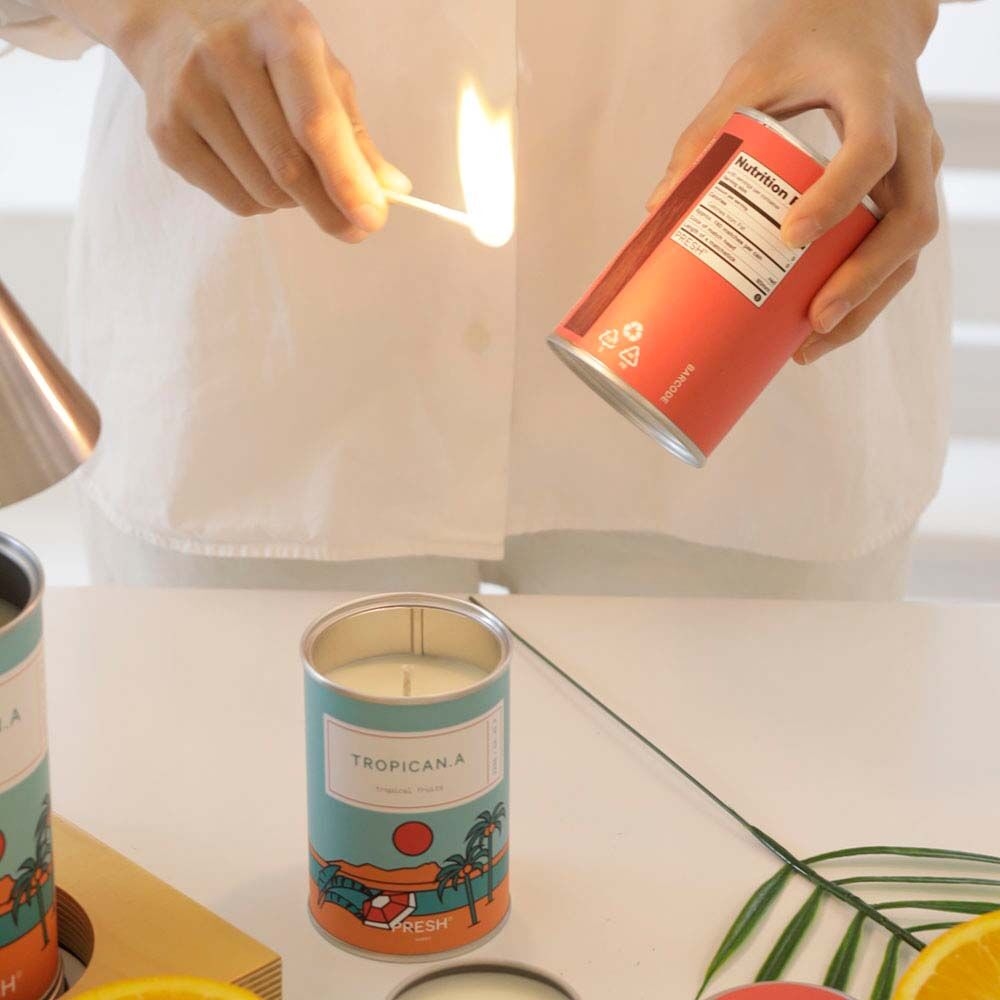 K-Lifestyle PRESH Candle + Match Set GIFT