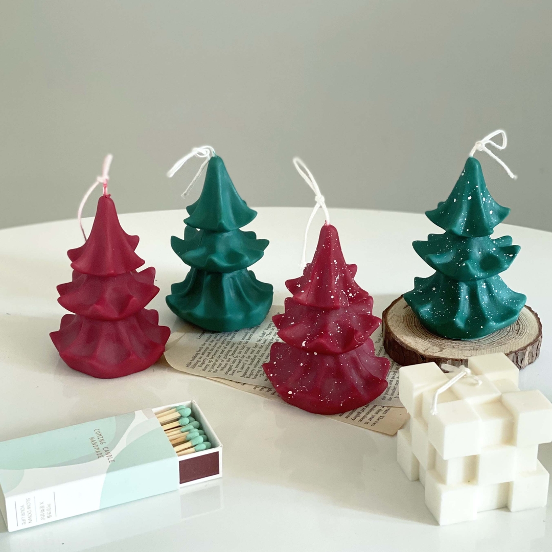 K-Lifestyle coming candle Christmas Tree Candle (Random)