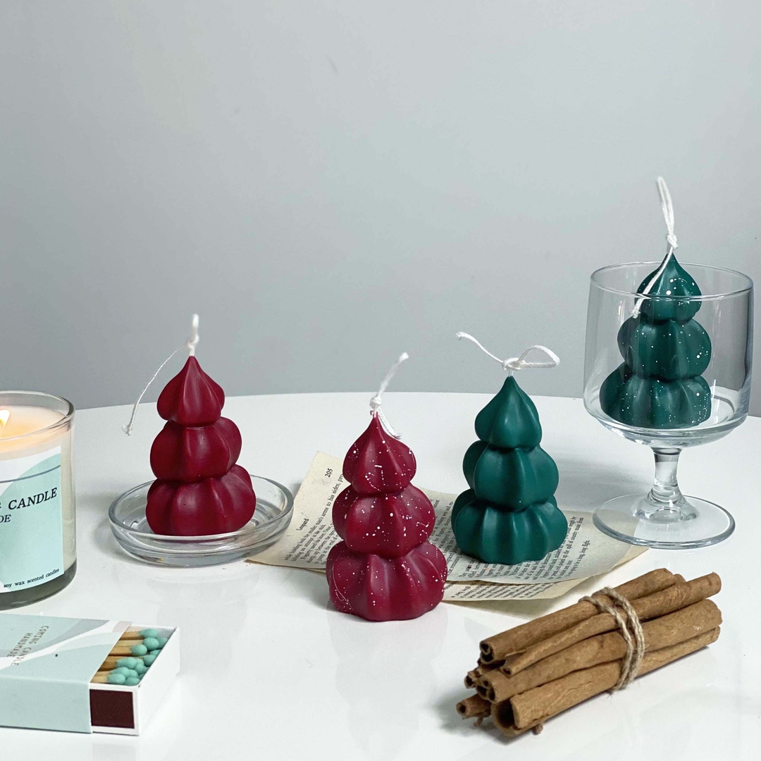 K-Lifestyle coming candle Christmas round tree candle