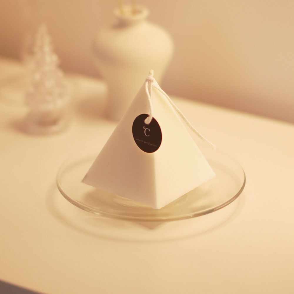 K-Lifestyle 365day Cone Square Candle / Object Candle