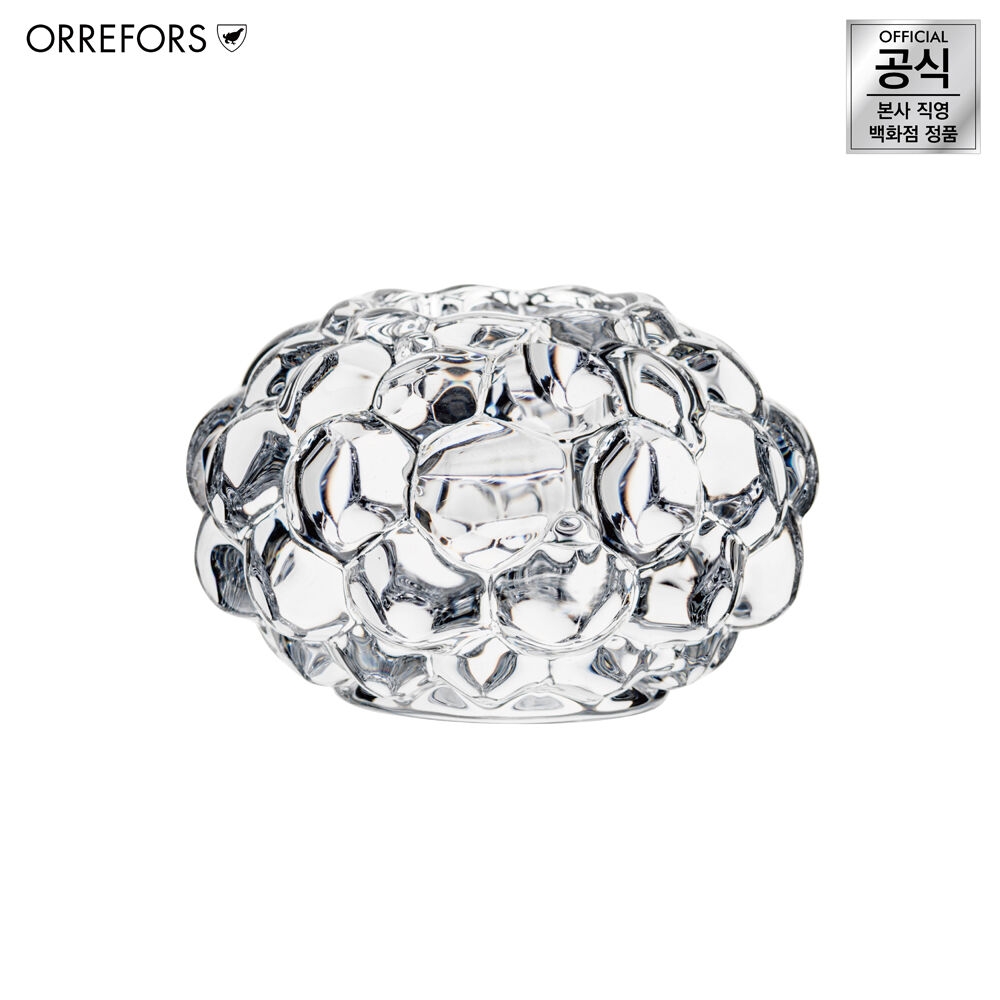 K-Lifestyle Orrefors Raspberry Tealight Candle Holder Clear Diameter 110mm RASPBERRY 6475762