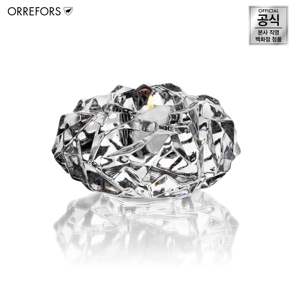 K-Lifestyle Orrefors Carat Tealight Candle Holder 125mm Diameter CARAT 6590163