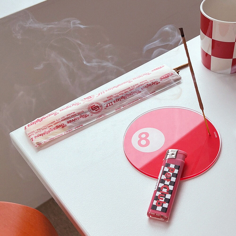 K-Lifestyle CLUSTERROUND Incense holder Eightball