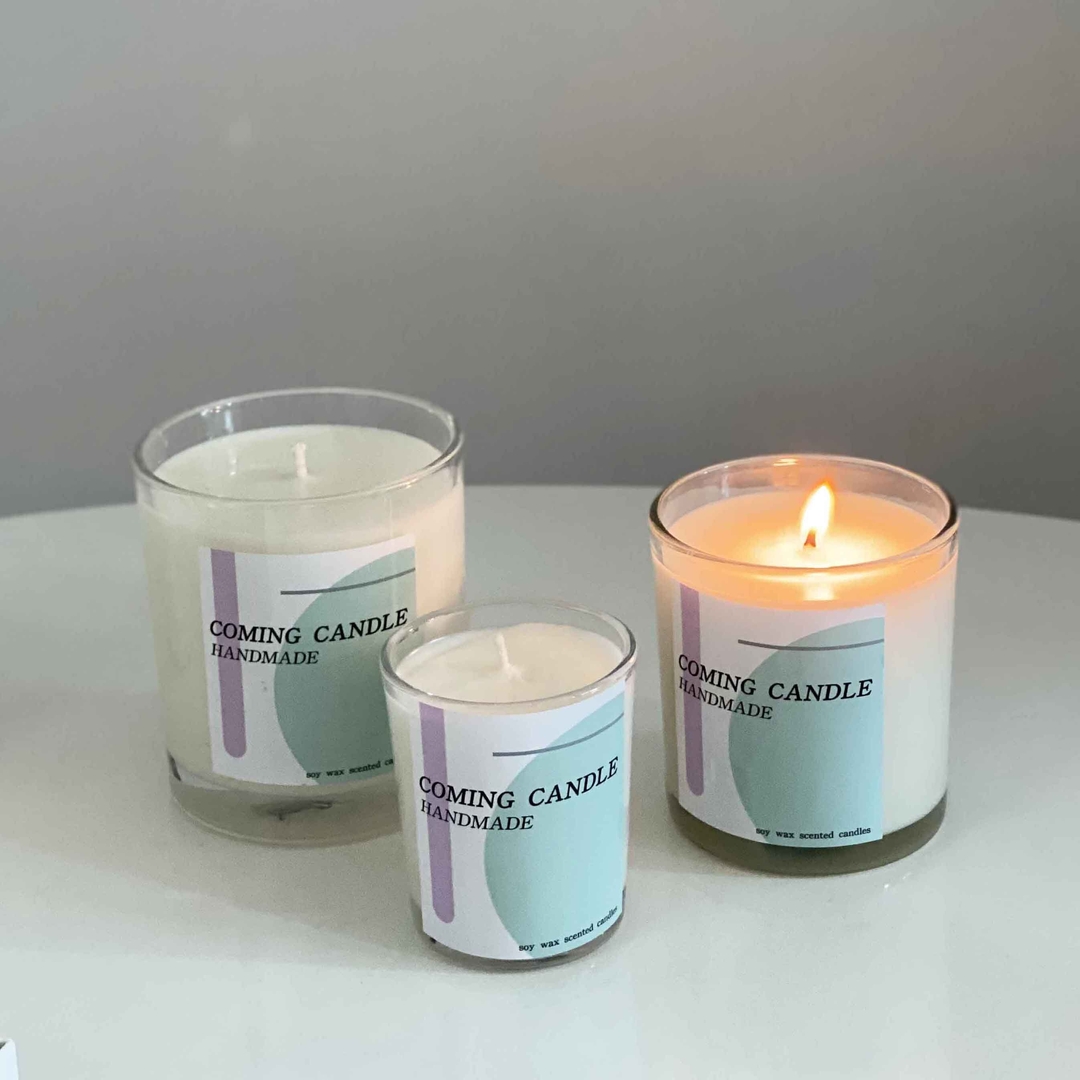 K-Lifestyle coming candle Basic Candles 3oz, 7oz, 9oz (3oz)