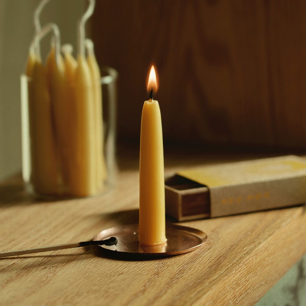 K-Lifestyle prida dipping candle 15mm full beeswax candle (10 pieces)