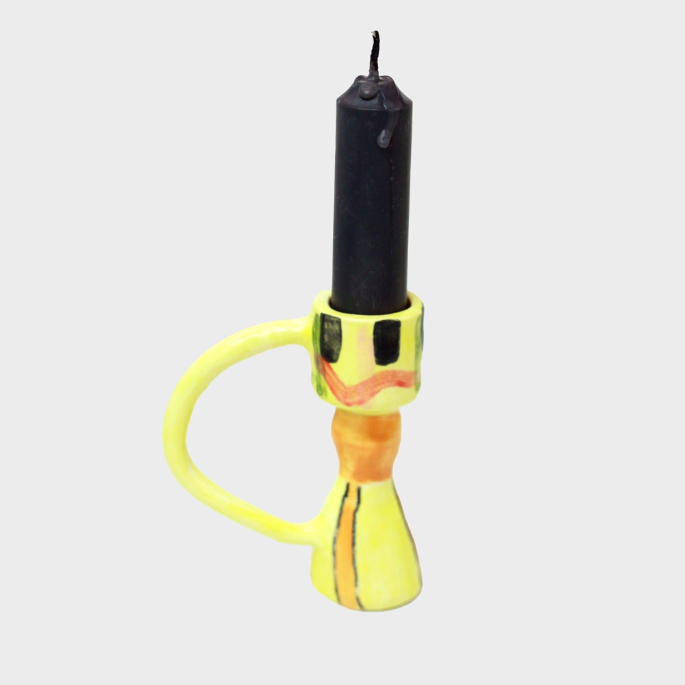 K-Lifestyle PEARSHRIMP CERAMIC MOROCCO CANDLE HOLDER