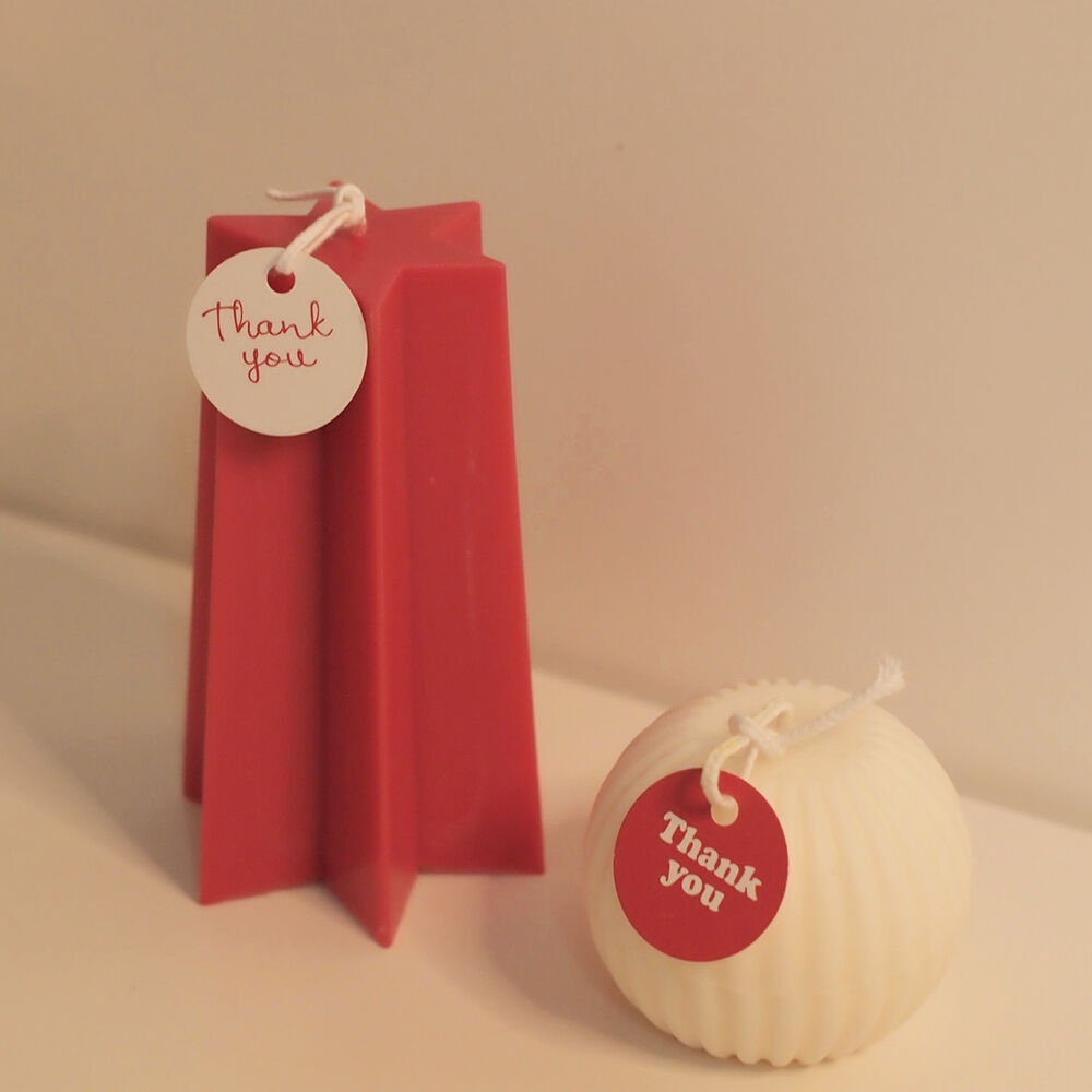 K-Lifestyle 365day Simple Star Tree Candle Set / Christmas Candle