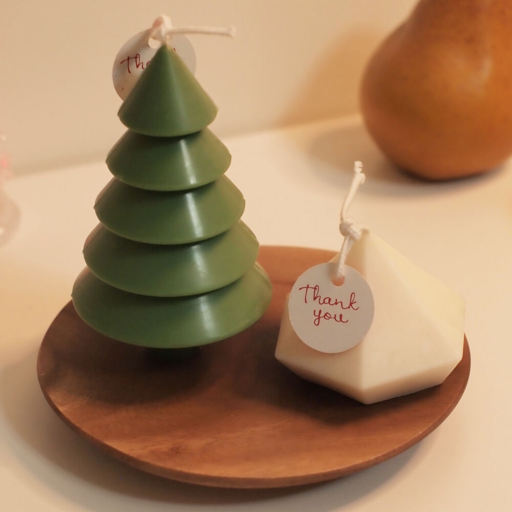 K-Lifestyle 365day Modern Tree Candle Set (Random) / Christmas Candle