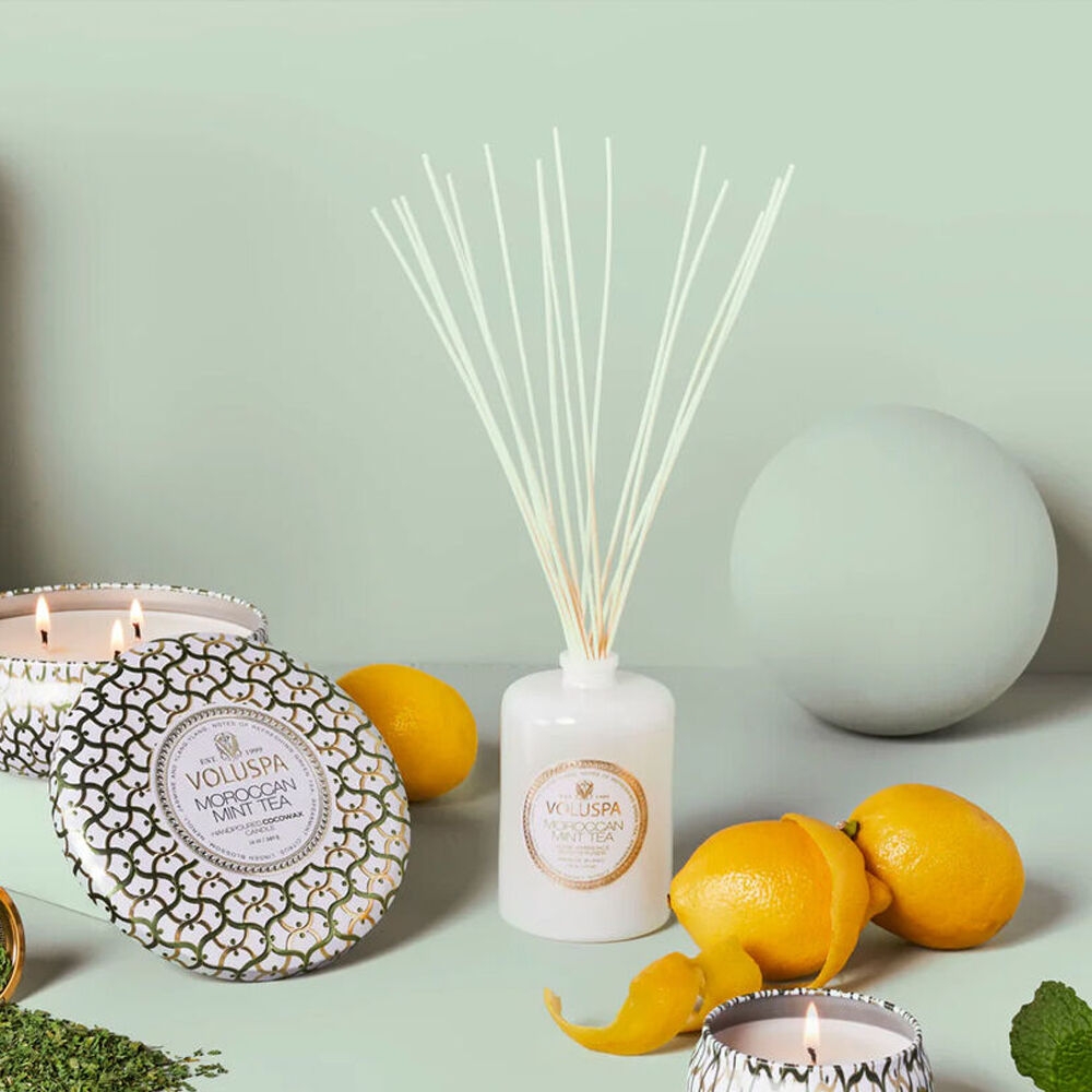 K-Lifestyle VOLUSPA Moroccan Mint Tea Diffuser 6oz (177ml) (6oz)