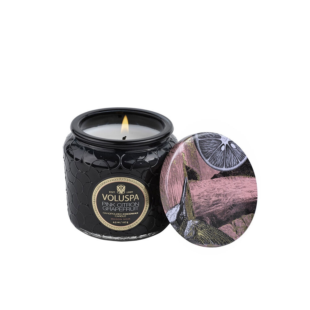 K-Lifestyle VOLUSPA Pink Citron Grapefruit 4.5oz Glass Candle (4.5oz)