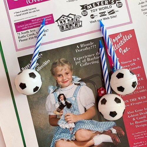 K-Lifestyle Maison de aloha Soccer Ball Candle