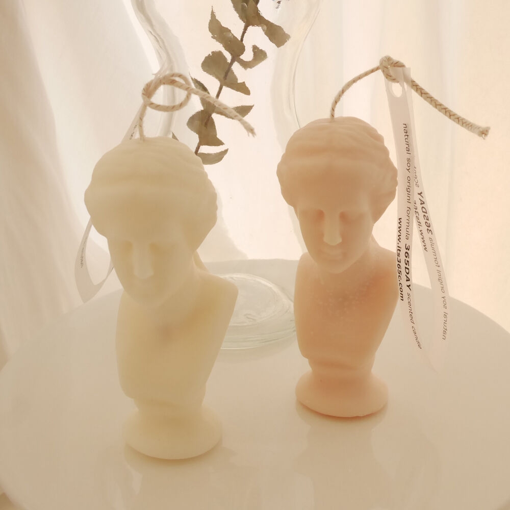 K-Lifestyle 365day Venus Candle (Random) / Plaster Statue Candle