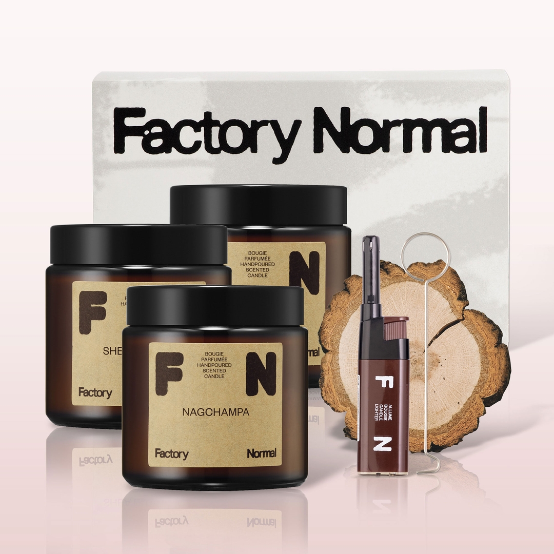 K-Lifestyle factory normal Mini Brown Bottle Soy Candle Trio / Temple Incense, Nag Champa Incense, Musk Incense Mini Candles