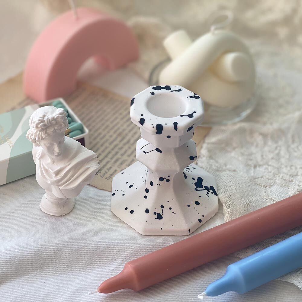 K-Lifestyle coming candle Marble candlestick plaster air freshener